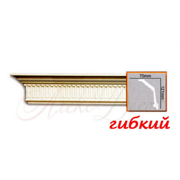 Карниз Gaudi гнучкий C121F (121x70)мм